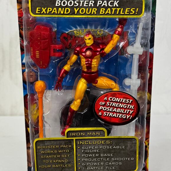 Marvel Legends Showdown Booster Pack Super Poseable IRON MAN Figure - Picture 2 of 7